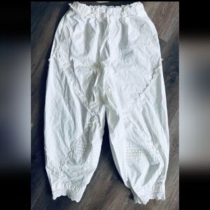 Free People Beach Life White Lacy Harem Pants S
